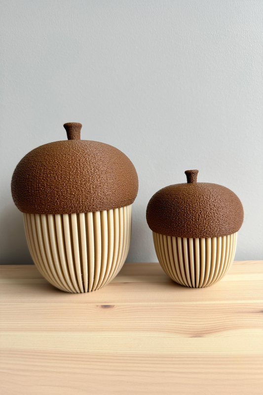 Dekoratif Meşe Palamudu Biblo Seti