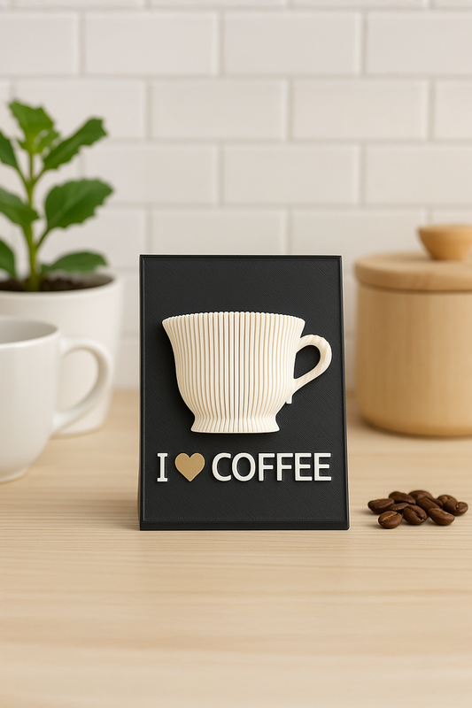 I Love Coffee Bardak Raf Süsü