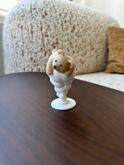 Bulutlar Üzerinde Peluş Ayıcık Biblo