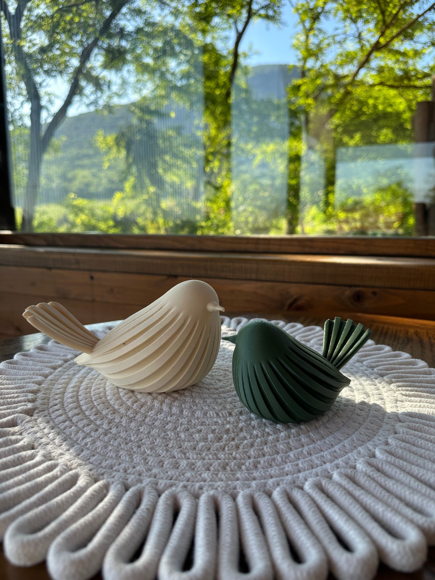 Minimalist İkili Kuş Biblo