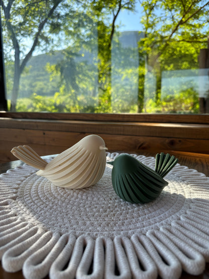 Minimalist İkili Kuş Biblo