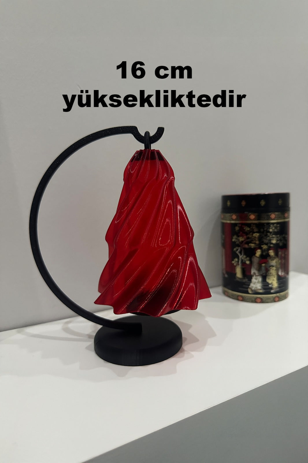 Spiral Askılı Dekoratif Fener