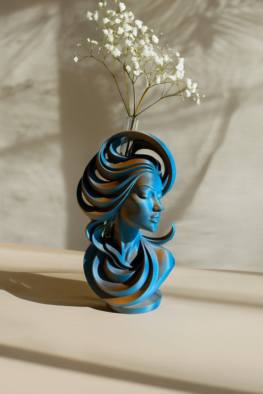 Merkür Cam Tüplü Vazo