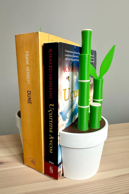 Bambu Kitap Tutucu