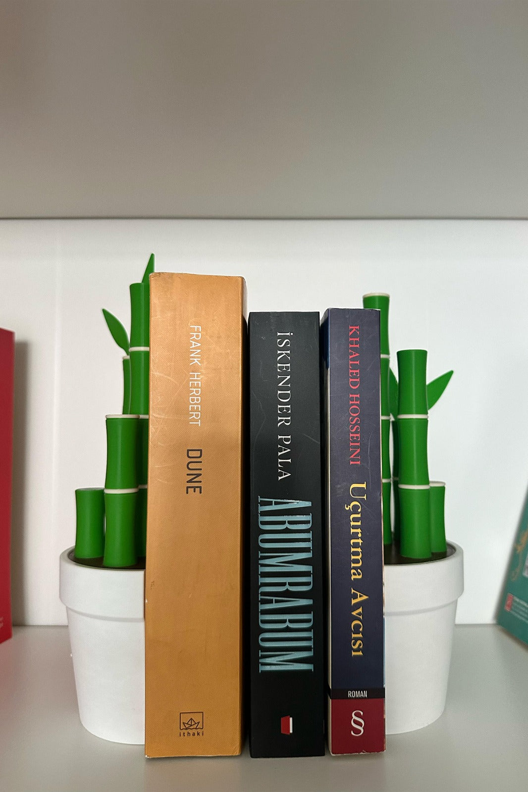 Bambu Kitap Tutucu
