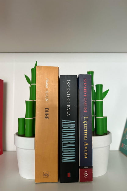 Bambu Kitap Tutucu