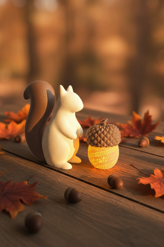 Sincap ve Meşe Palamudu Biblo Seti