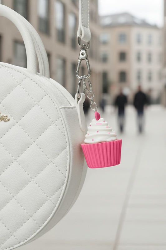 Çıtlaç Cupcake Click Anahtarlık, Çanta Charmı