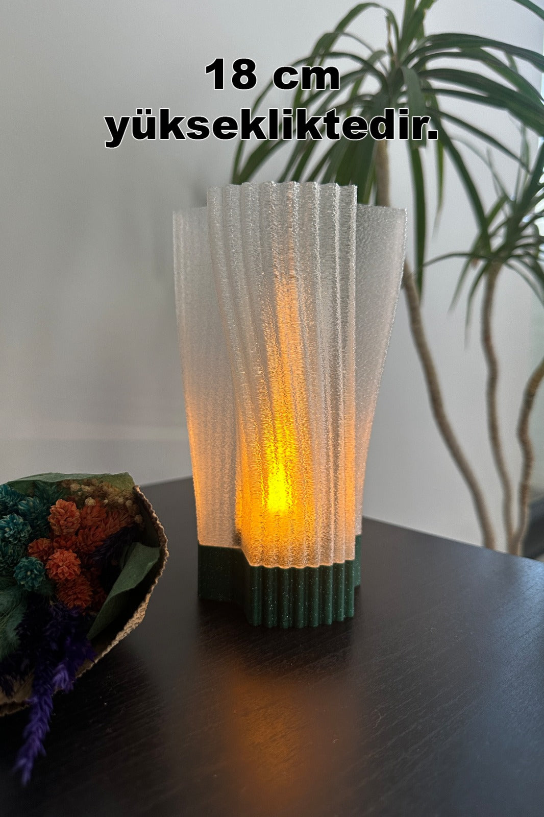 Burgu Dekoratif Tealight Mumluk