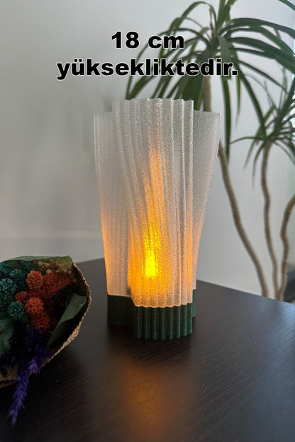 Burgu Dekoratif Tealight Mumluk