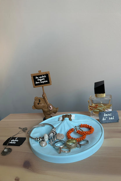 Mottolu Sevimli Ayıcık ve Uyuyan Ayıcık 2li Set