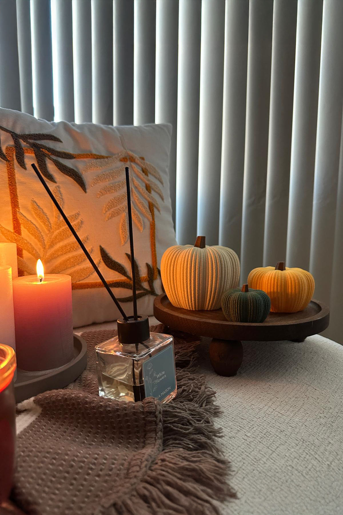 Sonbahar Temalı Balkabağı Biblo Seti 3lü