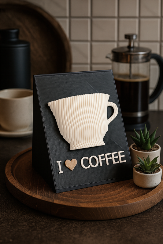 I Love Coffee Bardak Raf Süsü