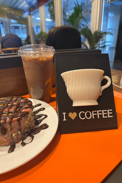 I Love Coffee Bardak Raf Süsü