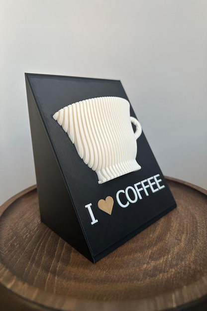 I Love Coffee Bardak Raf Süsü