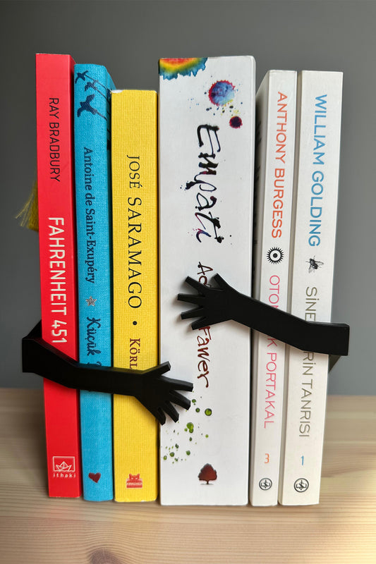 Sarılan Kollar Kitap Tutucu